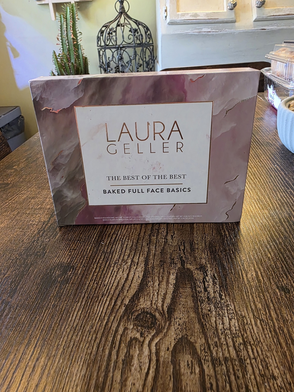 Laura Geller Baked Full Face Basics Palette - Pink Marble
